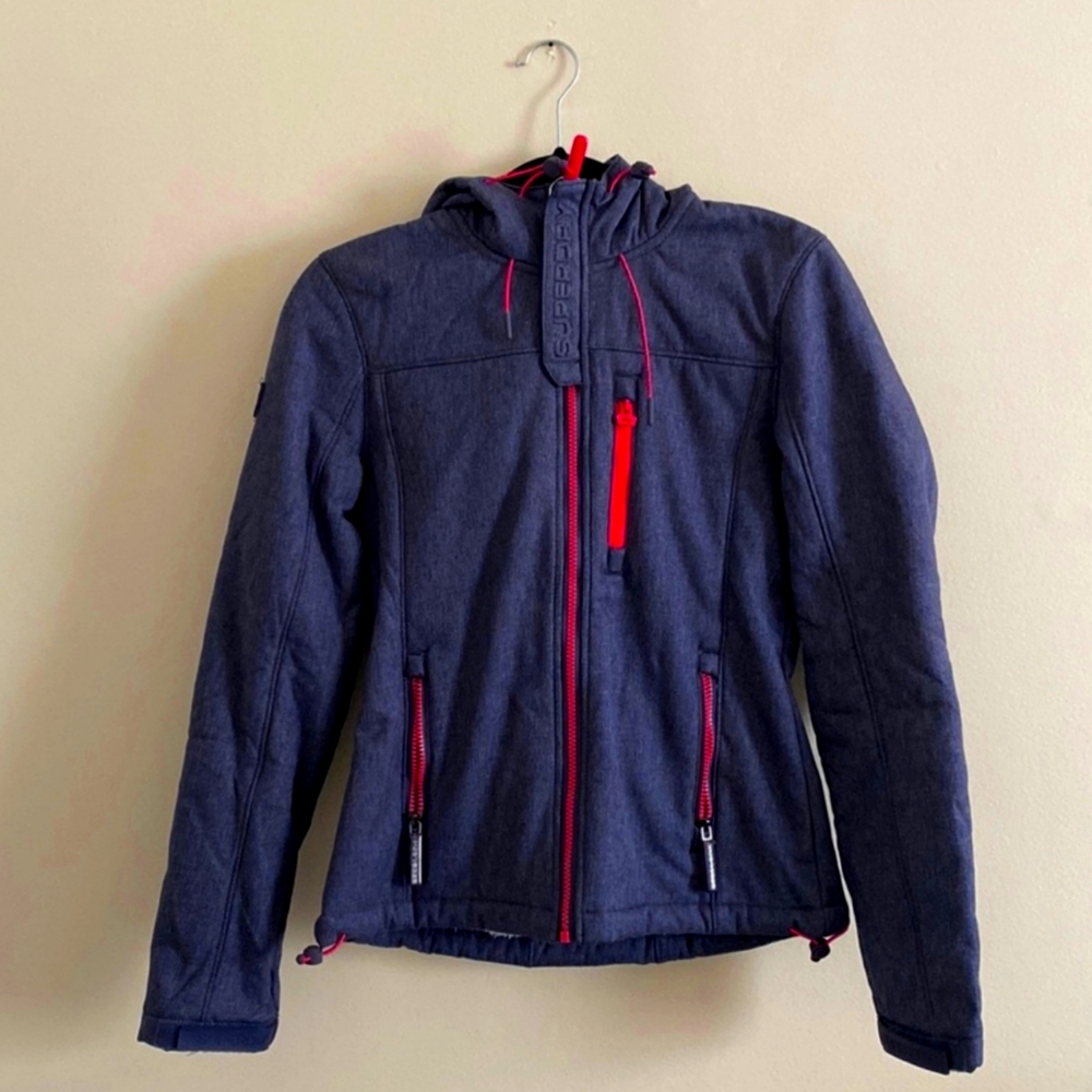 SuperDry the Engineered Windtrekker hooded Jacket